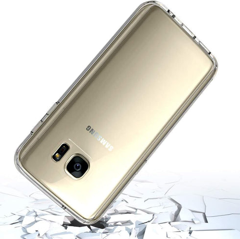 Galaxy S7 Case, Jeylly Designed for Samsung Galaxy S7 Clear Case, Slim Thin Soft TPU Clear Crystal Shock Absorbing & Scratch Hybrid Rubber Plastic...