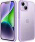 JETech Matte Case for iPhone 14 6.1-Inch, Shockproof Military Grade Drop Protection, Frosted Translucent Back Phone Cover, Anti-Fingerprint (Light...