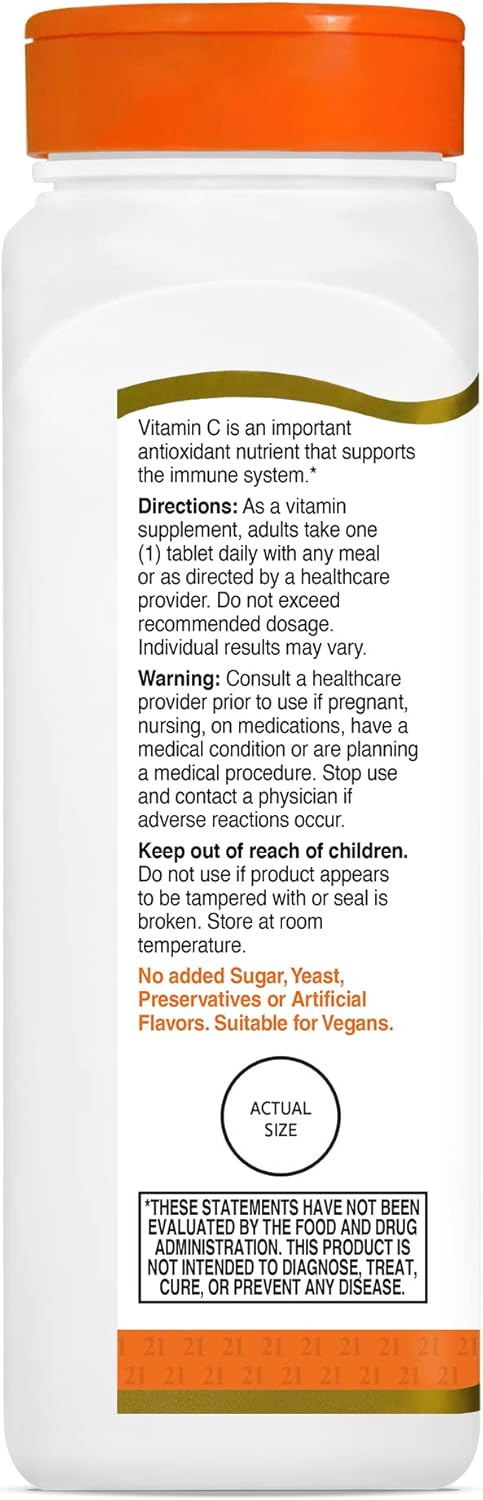 21st Century Vitamin C, 500 mg, 250 Tablets...