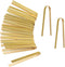 LUTER 20pcs 5.9inch Wooden Tongs, Disposable Cooking Utensils Mini Bamboo Tongs Natural Toast Tong for Cooking Picking up...