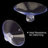 ANCIRS 30 Pack 35mm Suction Cups for Glass Table Tops, Rubber Transparent Anti-Collision Sucker Pad Without Hooks for Home Decoration...