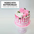 Global Sugar Art 6 x 4 Inch Cake Dummy – 4 Count Styrofoam Fake Cake for Decorating, Display & Practice...