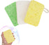 3 Natural Cellulose Loofah Sponges, Biodegradable Compostable, Scratch Resistant Kitchen Cleaning Sponges, Plastic Free Eco-Friendly Sustainable D...