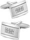 Mr.Van Swarovski Crystal Cufflinks Rectangle Cuff Links Set for Men Wedding Party...