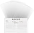 100PCS Recipe Card Protectors,4x6 Waterproof Clear Recipe Card Covers,Plastic Sleeves for Recipe Card,Protect Your Recipes from Kitchen Messes...