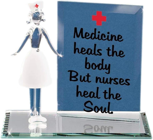 Glass Baron Nurse Figurine...