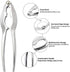 12 Pcs Crab Leg Crackers and Tools Set,mothers day gifts Including 2 Crab Leg Crackers, 4 Lobster Shellers and 6 Crab Forks/Picks...