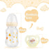 JIZHI Reborn Baby Doll Bottle and Magnetic Pacifier Set, Baby Doll Accessories for Reborn Baby Dolls, Pretend Play Feeding Toy Kids Gift (Yellow)...