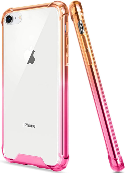 SALAWAT for iPhone SE 2020 Case, iPhone 7 Case, Clear iPhone 8 Case Cute Anti Scratch Slim Phone Case Cover TPU Bumper Hard PC Back Shockproof Pro...
