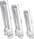8 Pack Serving Tongs by Tcoin, 9 Inch Functional Tongs for Serving Food for Parties and Holiday Get-togethers, Food Tongs Buffet Tongs Appetizer T...