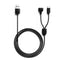 MEROM for Jugbow Dog Shock Collar Charger Replacement, Power Cable Compatible with Jugbow Dog Training Collar, 2-in-1 Magnetic Charging and USB Ty...