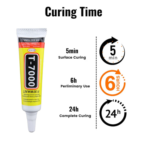 T-7000 Upgrde Glue for Phone Glass Fabric Craft Loudspeaker, T7000 High Viscosity Glues for Cell Phone Screen Repair (2x15ML/ 0.5fl.oz)...