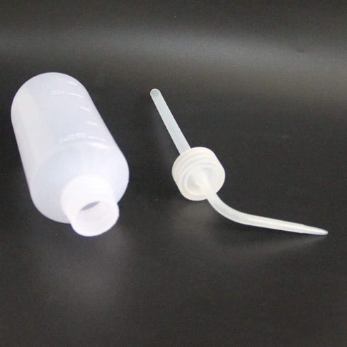 Wash bottles,3pcs 250ml Plastic Safety Wash Bottle Convenient Transparent Squeeze Bottle for Medical Laber Supplies Green Soap Cleaning Washing Bo...