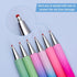 12Pcs Ballpoint Pen Retractable Pens with Metal Clip Gradient Color Comfortable Writing Pens Gift Pens for Journaling Medium Point 1.0 mm for scho...