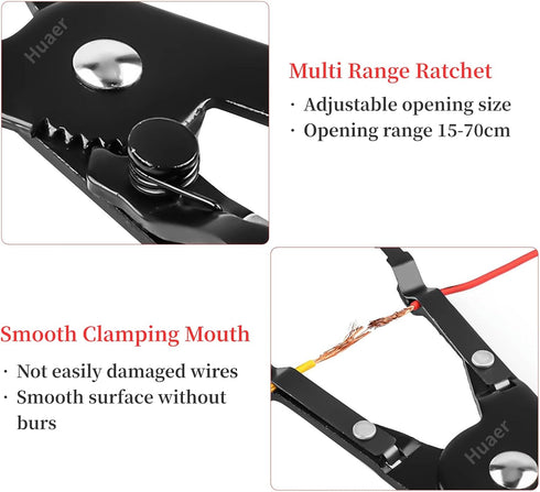 Akozon Car Soldering Pliers, Metal Soldering Plier Multi-Function Wire Welding Clamp Pick?Up Aid Tool Wire Welding Pliers For Automobile Maintenan...