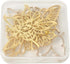 Assorted Style Open Back Bezel Charms Metal Hollow Frame Pendants Pressed Flower Charms for DIY UV Resin Jewelry Making...
