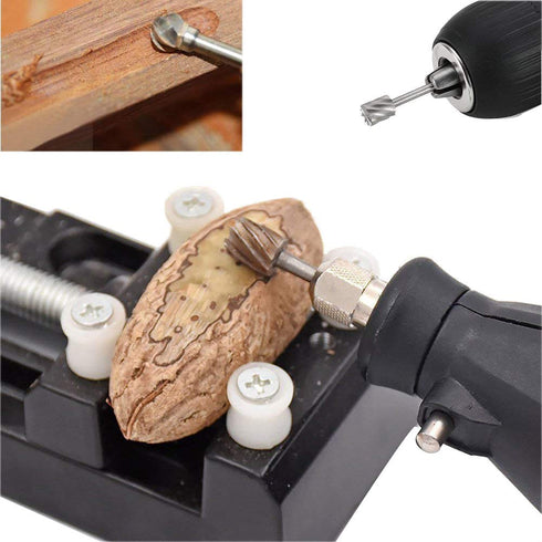 20pcs 1/8 Inch(3mm) Shank HSS Router Bits Burr Rotary Tools Replacement Wood Milling Burrs for Rotary Engraving Woodworking Tool...