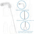 Honeydak 2-Pack 30 Inch Carboy Brush, Nylon & Steel, L-Shape, Clear, 76cm, Wine Making & Beer Brewing, Glass Carboy Cleaning Brush...