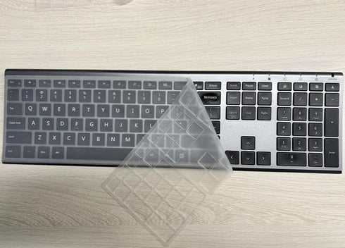 Silicone Keyboard Cover for Vssoplor Wireless Full-Size Keyboard and Mouse ASIN: B07JJGCSHR, B07TTFV3YZ, B07VJXFFJW, B086JLBGYV,B0B71HMJ6Y (Keyboa...
