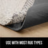 GORILLA GRIP Felt and Natural Rubber Stay in Place Slip Resistant Rug Pad, 1/4in Thick, 2x3 FT Protective Padding Under Area Rugs, Cushioned Gripp...