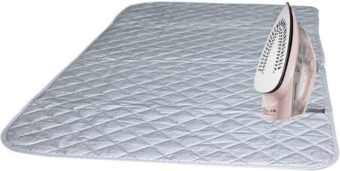 Ruibo Magnetic Ironing Mat Blanket,Iron Board Alternative Cover/Quilted Washer Dryer Heat Resistant Pad/Portable Cover/Mat Grey 33"X 18"...