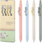 FIOVER Cat Pens,4Pcs Gel Pens, 0.5mm Quick Dry Black Ink Pens Fine Point Smooth Writing Pen, High-End Series Pens Ballpoint for Journaling Note Ta...