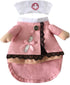 NACOCO Dog Cat Nurse Costume Pet Nurse Clothing Halloween Jeans Outfit Apparel (XS)...