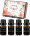 BURIBURI Vanilla Oil Jasmine, Vetiver and Eucalyptus Essential Oil Set, 100% Pure 4Pcs Essential Oils Gift Set for Diffusers...