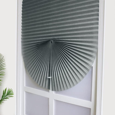 2 Pack Temporary Blinds for Window, Self Adhesive Pleated Blinds Cordless No Drill Fabric Blinds Room Darkening Shades Blackout Shades for Bathroo...