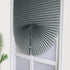 2 Pack Temporary Blinds for Window, Self Adhesive Pleated Blinds Cordless No Drill Fabric Blinds Room Darkening Shades Blackout Shades for Bathroo...