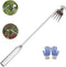 Weeding Artifact - Hand Weeder Tool for Effortless Weed Removal -New Weed Puller with 4 Sharp Teeth - Dual Purpose Gardening Tool with ?with Long ...