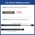 ARANA C16-03795 Gas Struts 12 inch, C16-09903 12 inch 24LB/107N Gas Shock Spring Lift Supports for Leer are Camper Shell Topper Window Truck Canop...