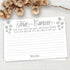 m&h invites Time Capsule Message Cards (50 Count) - Baby Shower or 1st Birthday Game Activity...