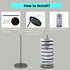 Tumbler Lid Organizer, Cup Lid Organizer for YETI &Stanley- Lid Organizer for Up to 10 Lids, Kitchen Cabinets, Fit the middle and sides (20CM)...