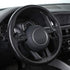 Top Genuine Leather Steering Wheel Cover with Anti-Slip Design, Soft Padding, Universal 15 Inch Auto Car Steering Wheel Stitch on Wrap...