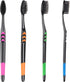 Soft Toothbrush with Flexible Head - Prevent Gum Hurt, Tapered Bristle Brush Gentle Care for Sensitive Teeth, Individually Wrapped Variety Colors ...