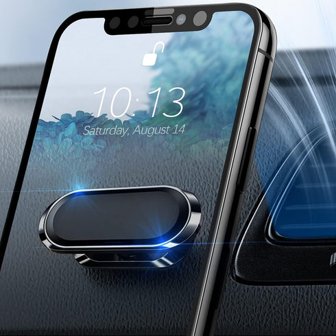 Magnetic Phone Mount for Car, Flat Phone Magenet Universal for Cars, Upgraded Phone Holder for Car Dashboard, Wall, Compatible with Cell Phone, Mi...