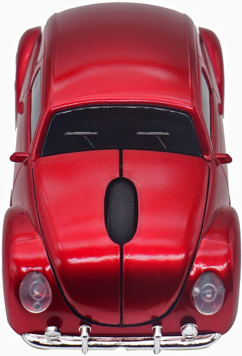 Wireless Sports Car Mouse, 3D Optical Mouse for Desktop Laptop PC, Computer Mice for JKC (Red)...