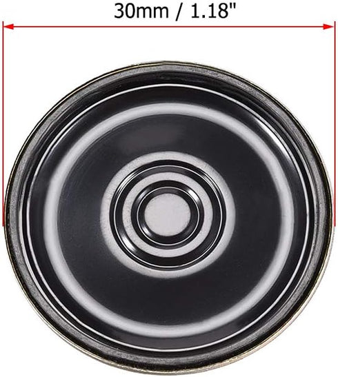 uxcell 0.5W 8 Ohm Micro Internal Speaker Magnet Loudspeaker 30mm Dia 6pcs...