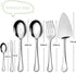 Serving Utensil Set,6piece Serving Utensil Setwith Serving Spoons?Serving Forks?Serving Tongs Soup Ladle and Pie Server Buffet Catering Serving Ut...