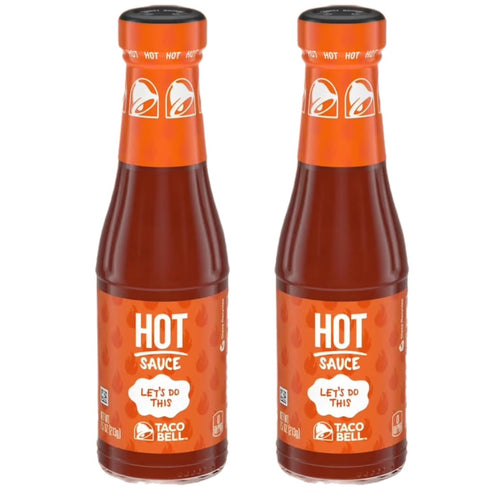 Taco Bell Hot Sauce (Pack of 2) 7.5 Ounce...
