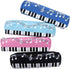 Black violin Oxford Cloth Pencil Case,Square Single Layer Music Notes Piano Keyboard Pencil Case Large Capacity Pen Bags Stationery Office Supplie...