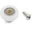 4 Sets Shower Door Rollers Runners Wheels Replacement Part Bathroom Glass Shower Sliding Door - 19mm x 5mm...