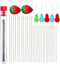 40 PCS Beading Needles, Seed Beads Needles Extra Fine Thin Beading Embroidery Needles Long Straight Beading Thread Needles for Bracelets Jewelry M...