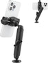 Wall Mount Phone Holder for Truck/Car/Boat/Wall/Desk,Compatible with 3.5~7.5 inch iPhone/Nexus/HTC/LG/Huawei/Smart Phones,360°Adjustment Aluminium...