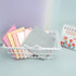 6Pads Transparent Sticky Notes, Clear Sticky Note Waterproof See Through Memo Pad, Markers Stickers Translucent Index Book Tabs for Annotating Bib...