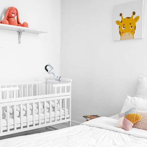 bonoch Baby Monitor Mount Baby Monitor BBM01/ BBM02/ BBM03 Crib Mount Camera Holder Wall Mount Flexible Mount Versatile Twist Mount without Wall D...