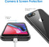 JETech Case for iPhone 8 Plus and iPhone 7 Plus 5.5-Inch, Non-Yellowing Shockproof Phone Bumper Cover, Anti-Scratch Clear Back (Black)...