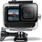 Waterproof Housing Case for GoPro HERO 11 Black, Hero 10 9 Black Diving Protective Underwater Dive Cover Shell for Go Pro 11 HERO 10 9 Black Acces...
