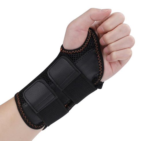Wrist Brace for Carpal Tunnel, Night Wrist Sleep Support Splint with Compression Sleeve Adjustable Straps for Pain Relief, Arthritis, Tendonitis, ...